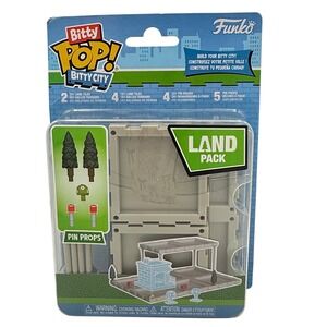 Funko Bitty Pop Bitty City Land Pack Accessories OS Gray New Land Tiles Props